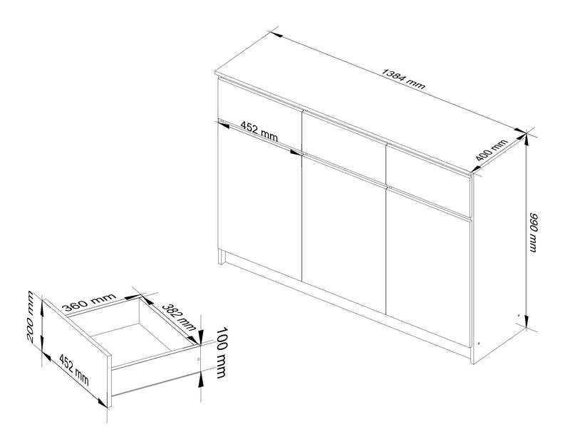 KOMODA K140 3D 3SZ CLP PK OLCHA