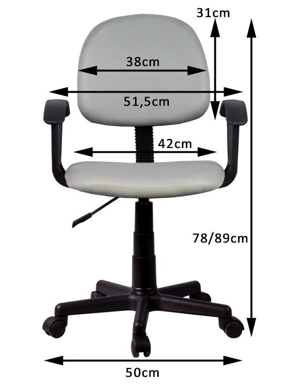 FOTEL OBROTOWY FD-3 CZERWONY