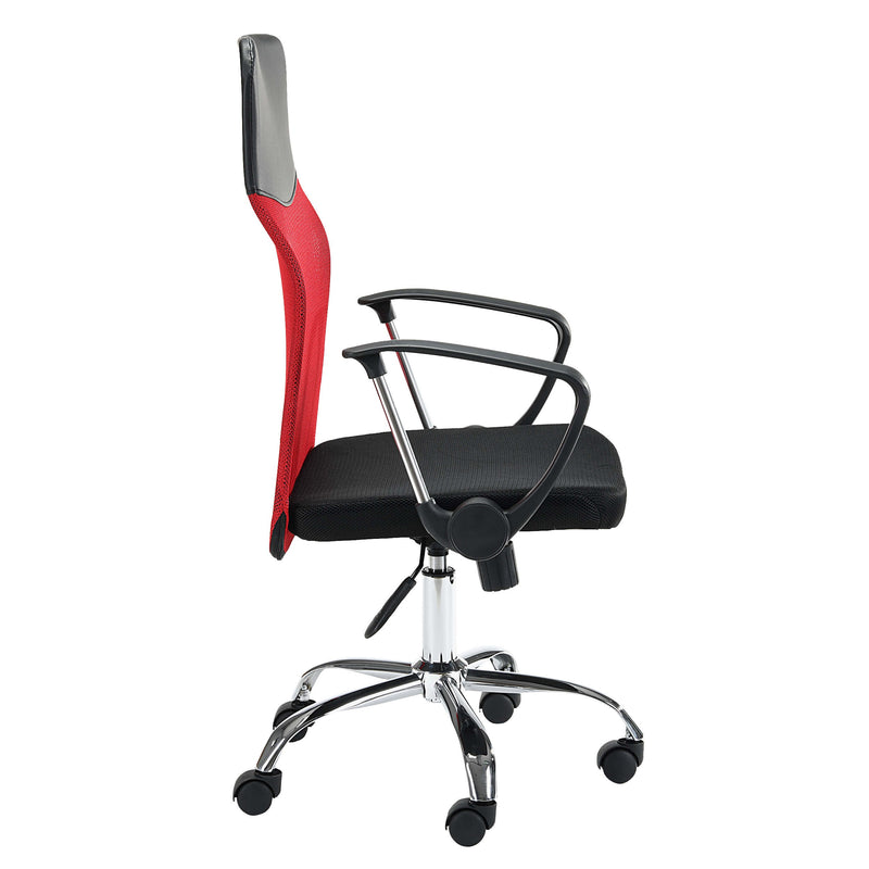 FOTEL BIUROWY OCF-7 CZERWONY