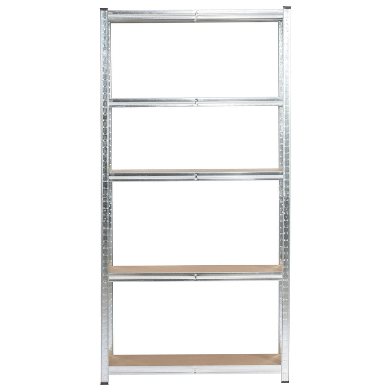 2x REGAŁ METALOWY 90x30x180 SREBRNY
