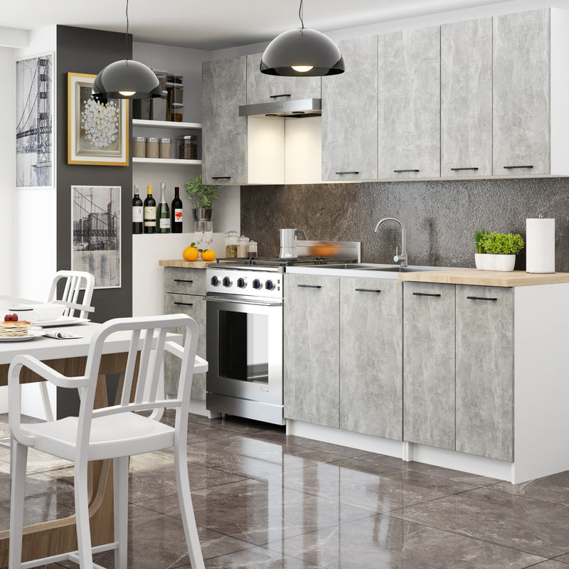 Szafka OLIWIA W80 H720 BIAŁA / BETON