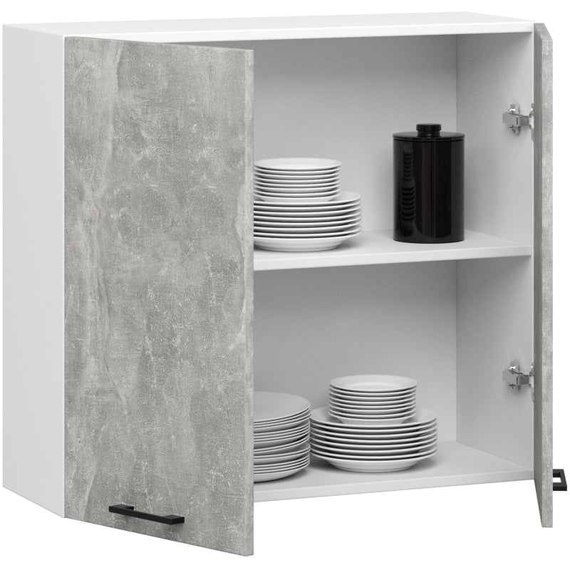 Szafka OLIWIA W80 H720 BIAŁA / BETON