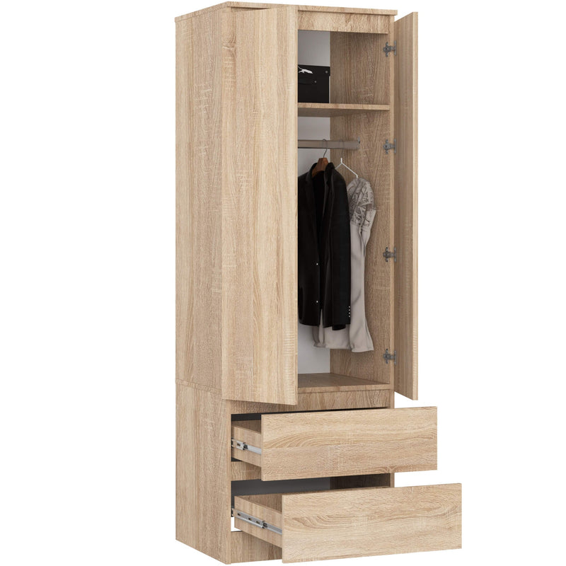 SZAFA STAR S 60 cm 2 DRZWI 2 SZUFLADY PK SONOMA
