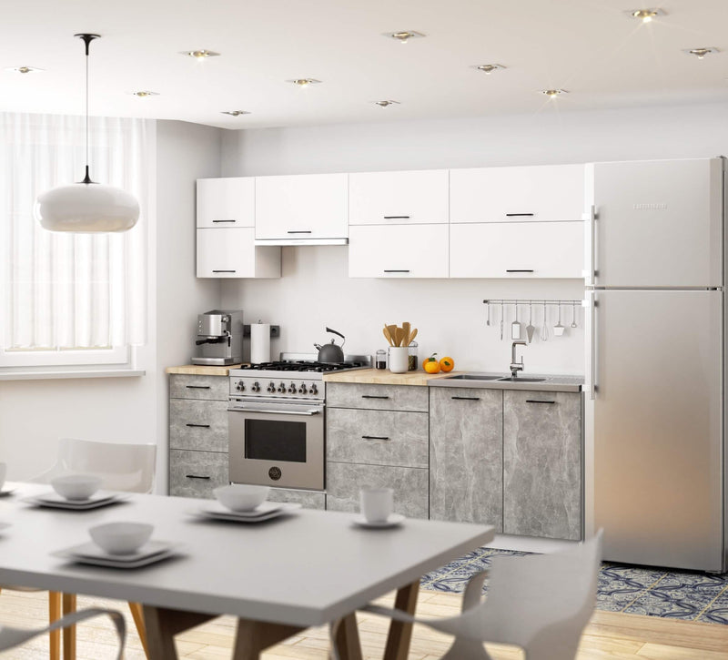 Szafka OLIWIA S40 SZ3 + BLAT BIAŁA / BETON