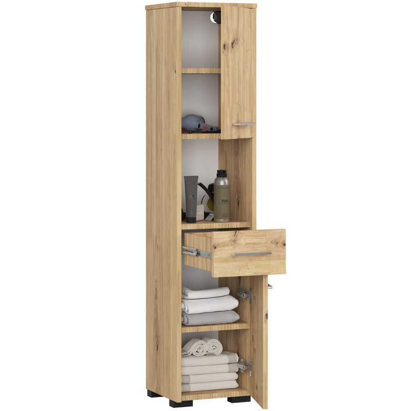 REGAŁ ŁAZIENKA FIN SŁUPEK 30 2D 1SZ 1W 140cm PK ARTISAN