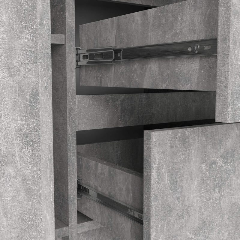KOMODA K100 2D 3SZ PK BETON