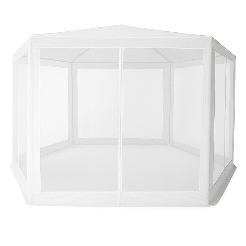 Namiot pawilon ogrodowy handlowy 2x2x2 m z moskitierą biały MultiGarden