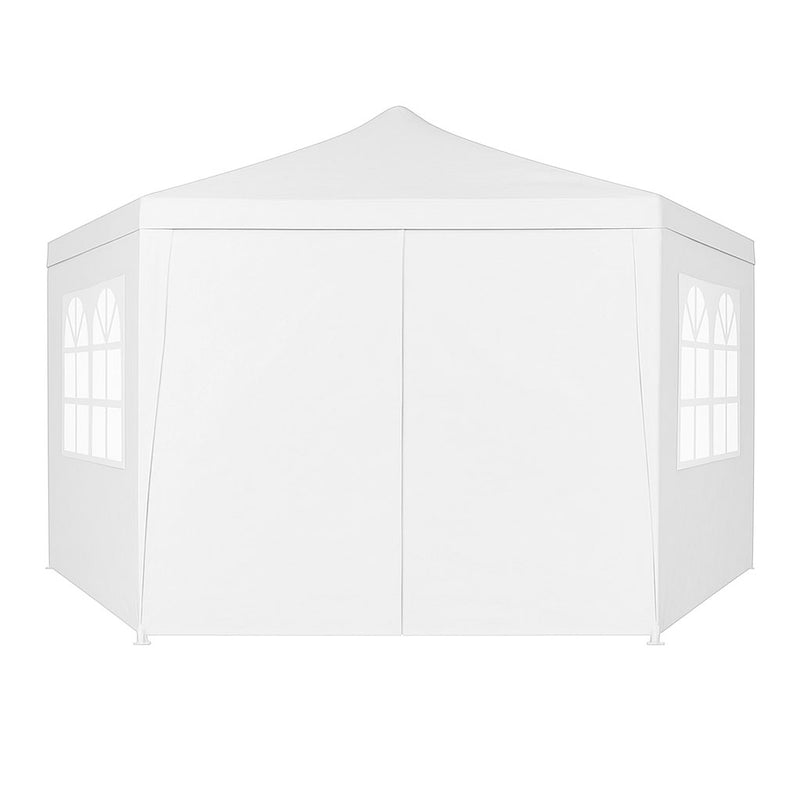 Namiot pawilon ogrodowy handlowy 2x2x2 m z oknami biały MultiGarden