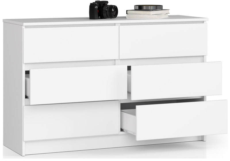 KOMODA K120 6SZ CLP PK BIAŁY