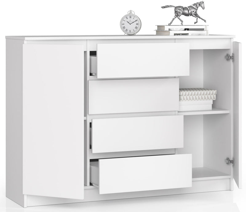 KOMODA K140 2D 4SZ CLP BIAŁY