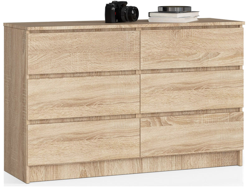 KOMODA K140 6SZ CLP DĄB SONOMA
