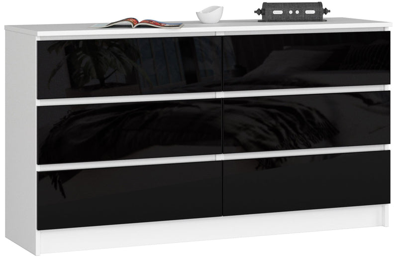 KOMODA K140 6SZ CLP PK CZARNY POŁYSK